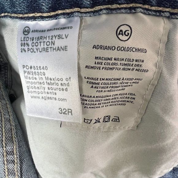 NWOT ADRIANO GOLDSCHMIED Becke Cutoff Denim Shorts, (Size 32) - Picture 10 of 12